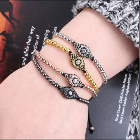Jewelry - Hot  SILVER evil eye bracelet